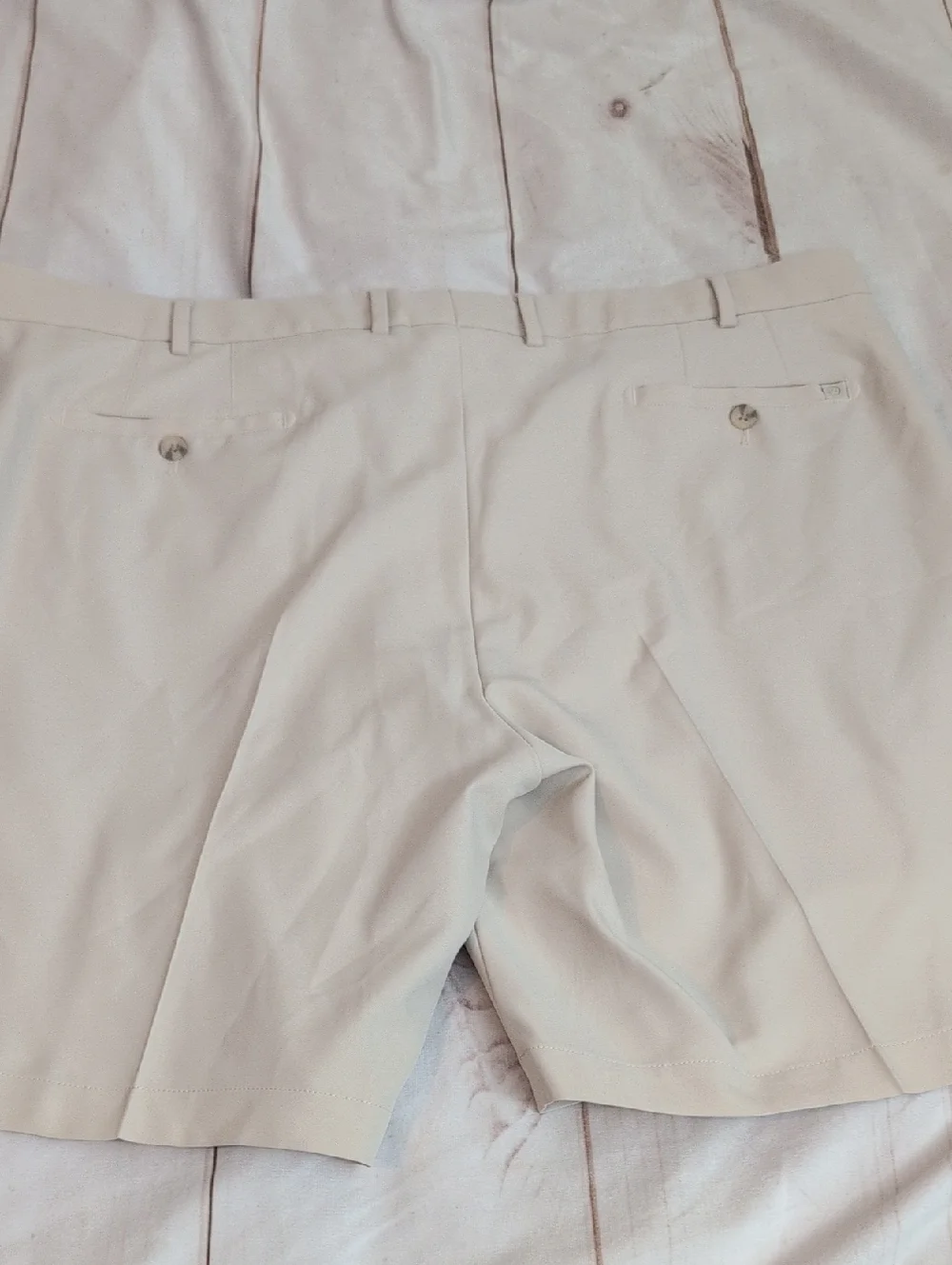 Peter Millar Salem Performance Shorts Light Tan Size 42 Golf Shorts Stretch